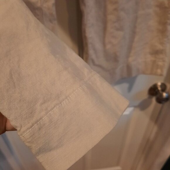 Frank & Eileen Cream Wide Leg Pants - Picture 4 of 15